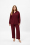 Shirt Collar Wrinkle Fabric 2-Piece Set