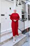 Pique Braided Knitted Dress
