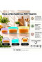 Lush 500 ml Air and Liquid Leak-Proof Locking Silicone Storage Bag, 100% Platinum Silicone, Bpa Free, Microwave and Freezer Safe, Reusable Food Storage Bag, Lm0009/24 - 7
