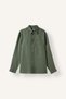 100% Linen Regular Fit Long Sleeve Single Pocket Shirt I7992Ax26Sm - 6