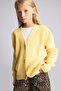 Ribbed Knitwear Basic Cardigan for Girls H8383A826Au - 3