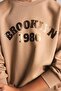 Relax Fit Crew Neck Printed Sweatshirt for Girls I6182A826Wn - 4