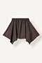 Checkered Elastic Waist Asymmetrical Mini Skirt for Girls I5550A826Wn - 7