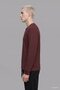 100% Cotton Boxy Fit Button Placket Crew Neck Waffle Long Sleeve Sweatshirt H4885Ax26Au - 5