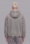 100% Cotton Oversized Hooded Zipper Jacket I4843Ax26Au - 5