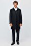 Men's Classic Collar Buttoned Coat - 2
