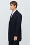 Men's Swallow Collar Short Coat with Side Pockets - 3