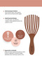 Airflex Multifunctional Detangling Hairbrush - Anti-Frizz - Moka - 5