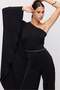 Women's One-Shoulder Detailed Jumpsuit - 2