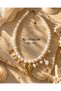 Heart, Sea Icons Charms Pearl Steel Necklace 40+5cm Acr9914 - 2
