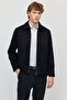 Men's Classic Collar Zippered Coat - 2