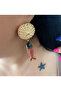 Special Series Brand Model Fish Earrings-Red, Black Acr7299