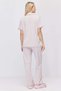 Women's Shirt Collar Gingham Pajama Set - 5