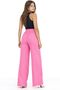 Mixray High Waist Textured Muslin Pants - 3