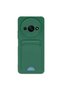 Xiaomi Redmi A3 4g Case Kelvin Silicone with Business Card - Dark Green