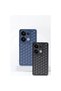 غطاء حماية سيليكون على شكل قرص العسل لهاتف Xiaomi Redmi Note 13 Pro 4G - أحمر - 3