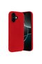 Apple iPhone 17 Nano Inside Velvet Silicone - Red