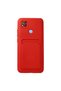 Xiaomi Redmi 9C Case Kelvin Silicone with Business Card - Red