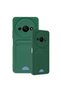 Xiaomi Redmi A3 4g Case Kelvin Silicone with Business Card - Dark Green - 3