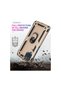 Samsung Galaxy A22 Case Sofia Silicone Cover with Ring - Gold - 7