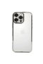 Apple iphone 16 pro max case with razer lens silicone - silver