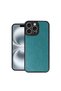 غطاء جلد أراس لـ Apple iPhone 16 Pro Max - أخضر فاتح
