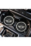 Cooper R55 R56 R57 R58 R59 R60 F54 F60 2-Piece Coasters with Black Logo 72mm - 3