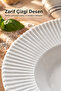 Saturn Single Porcelain Pasta Plate Risotto Salad Serving Plate 27 cm - 2