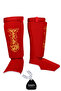 Elastic Shin Guard Kick Boxing Muay Thai Shin Guard and Mouthguard Set of 2