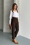 Belted Trousers with Pencil Pockets and Back Pocket Detail - 5