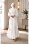 Pleated Chiffon Evening Dress