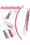 2pcs Dual-End Silicone Face Mask Applicator and Exfoliating Scrubber,Pink and Silver Skincare Brush for Creams and Clay Masks - 3