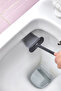 Bendable Practical Silicone Wc Toilet Bowl and Toilet Brush Sticking to the Silicone Wall - 6