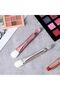 2pcs Dual-End Silicone Face Mask Applicator and Exfoliating Scrubber,Pink and Silver Skincare Brush for Creams and Clay Masks - 5