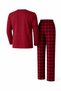 Men's Interlock Comfortable Fit Zero Collar Cotton Pajama Set 6806 - 6