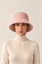 Women's Cashmere Bucket Hat – Soft Textured Minimal Bucket Hat |   Winter Stylish and Timeless Design