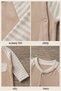 Baby Romper with Striped Booties - 5