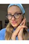 Tokyo Brown Blue Light Filter Screen Glasses Metal Hinged Interchangeable Glass
