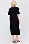 Women's Off-Shoulder Slit Dress - 5