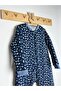 Navy Blue Bowknot Girl's Cotton-Lined Footed 8/10/12 Years Old Large Size 2.5 Tog Winter Thick Children's Sleeping Bag - 4