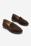 Women's Loafers Daily Classic Shoes Casual Moccasin Fonle Brown Suede - 6