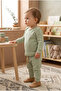 Baby Set with Pockets and Stitching Details, 100% Cotton - 3