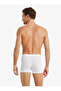 Men's Cotton Elastane Boxer 9517 - White - 2