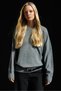 7021 Women's Crew Neck Oversize Basic Premium Knitwear Sweater Anthracite
