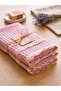 Set of 6 Waffle Textured Laced Kitchen Towels - Dowry Cleaning Cloth (4 Lilac + 2 Cream) - 3