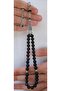 Fb Black Agate Natural Stone Rosary - 3