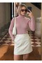 Fiber-Filled Fishman's Collar Basic Sweater