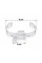 Watch Stand Rack Hook Unbreakable Transparent 3X8 cm 100 Pieces - 3