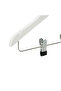 Wooden Ksçm 3-7 Years Old 30cm Children's Hanger with Latch White Color 16 Pieces - 4