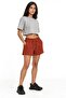 Mixray High Waist Textured Wide Leg Shorts - 4